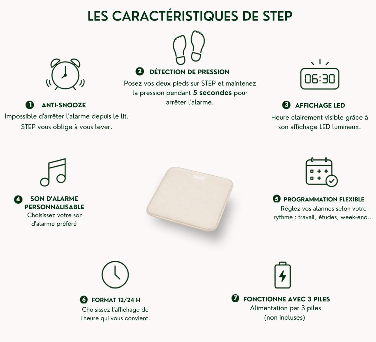 STEP | Le tapis réveil
